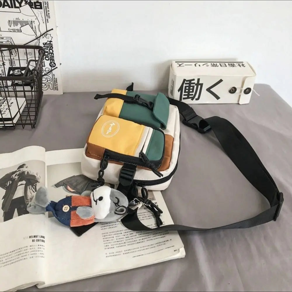 Men's Large Capacity Nylon Chest Bag – Casual Sports Sling & Crossbody Shoulder Pack - Image 5