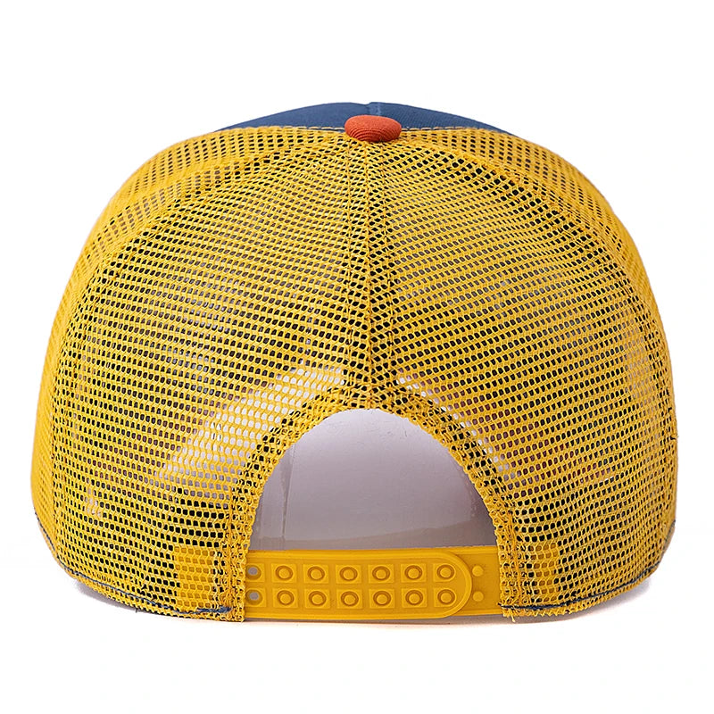 Classic STATION Letter Pattern Mesh Baseball Cap – Unisex Breathable Summer Trucker Hat - Image 5