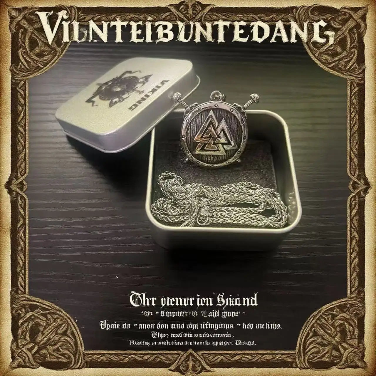 316L Stainless Steel Viking Rune Pendant Chain Necklace For Men – Viking Jewelry Accessories - Image 11