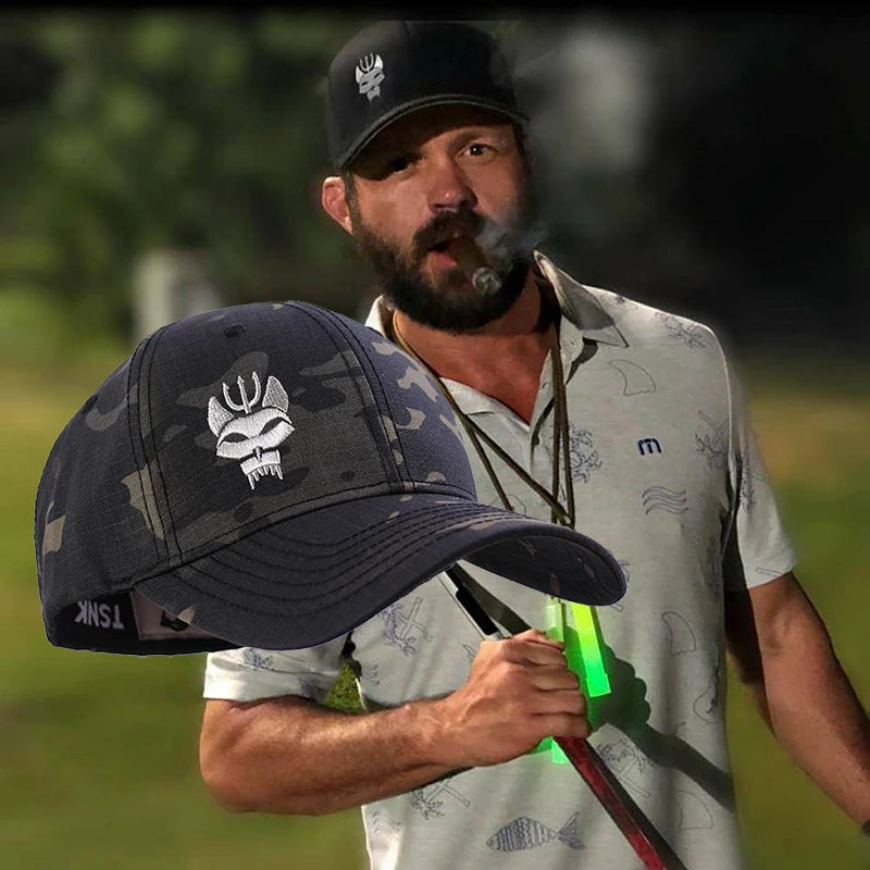 Tactical Camo Cotton Baseball Cap – Fashion Snapback Hat for Outdoor & Hip Hop Style