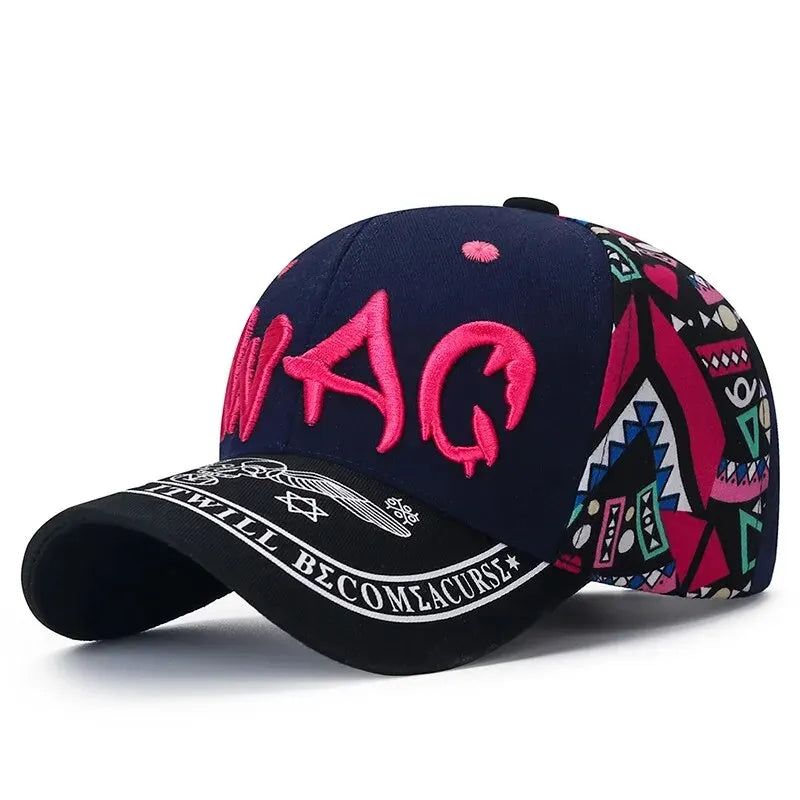 Spring/Summer Printed Baseball Cap – Korean-Style Embroidered Sun Hat for Women - Image 9