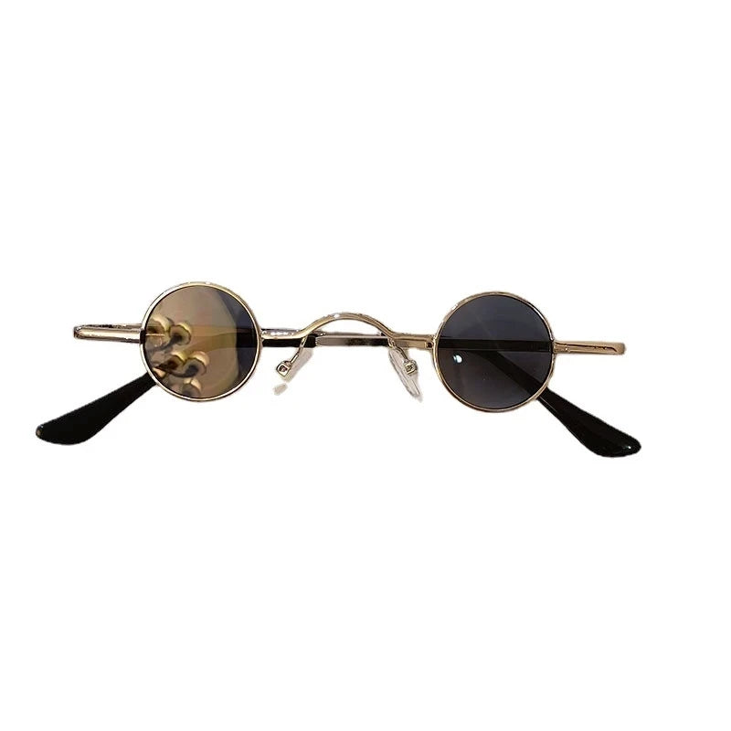 New Punk Round Retro Sunglasses – Ultra Small Frame Hip Hop Style Shades for Men & Women - Image 5