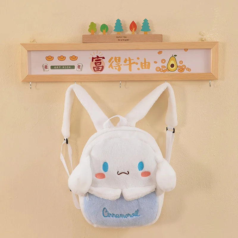 Sanrio Kuromi & Friends Plush Backpack – Cute Cartoon Mini Bag for Women & Students - Image 6