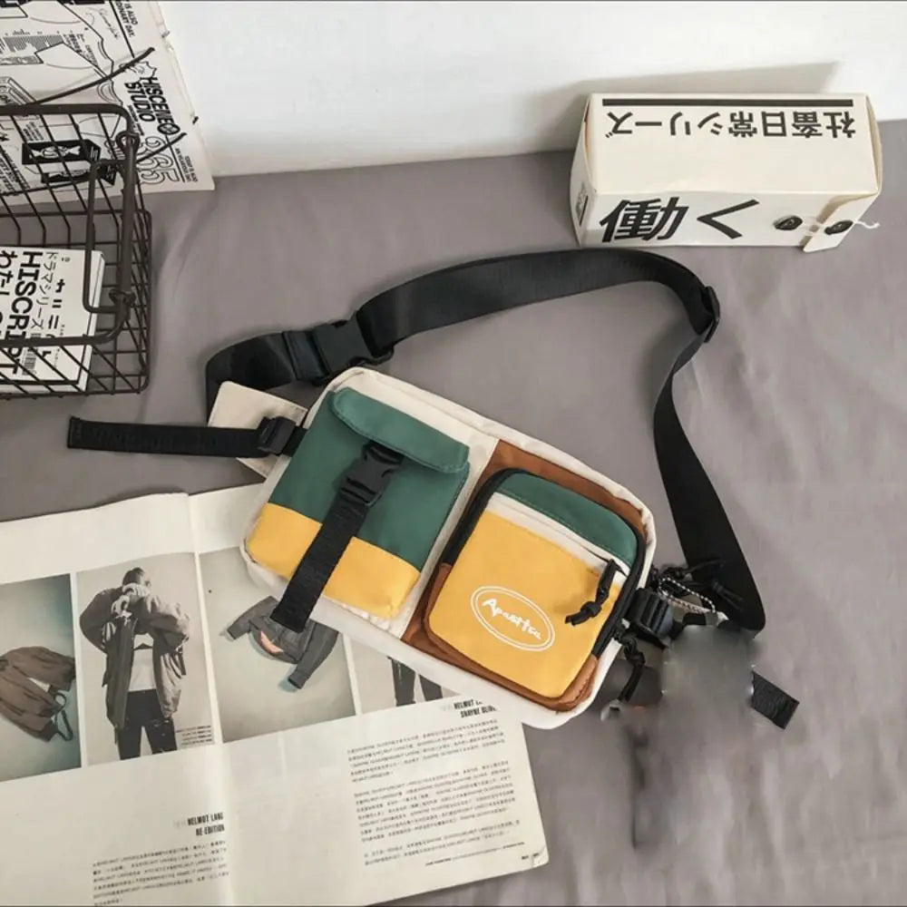 Men's Large Capacity Nylon Chest Bag – Casual Sports Sling & Crossbody Shoulder Pack - Image 7