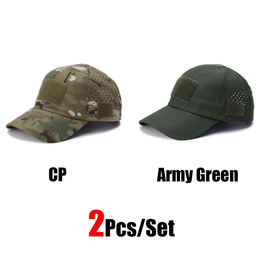 New Men’s Camouflage Baseball Cap – Breathable Outdoor Sun Hat for Sports & Adventure - Image 36