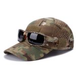 New Men’s Camouflage Baseball Cap – Breathable Outdoor Sun Hat for Sports & Adventure