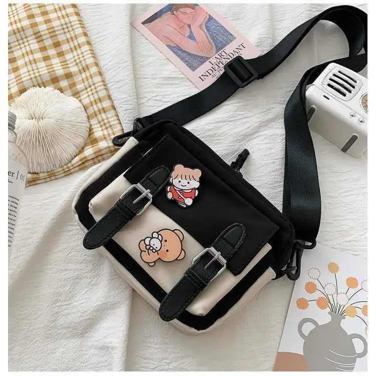 Korean Style Canvas Shoulder Bag – New Fashion Crossbody for Women - Image 11