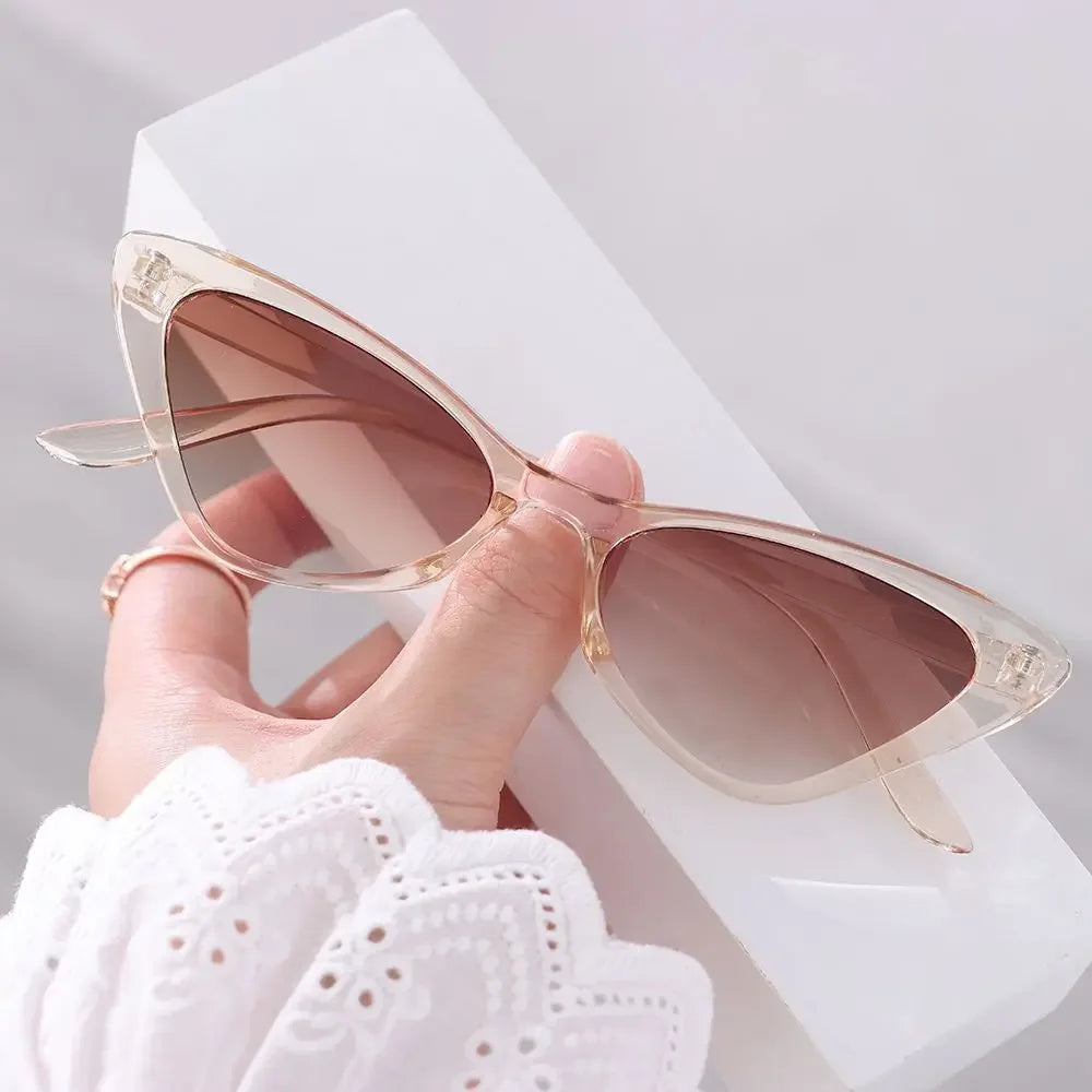 Vintage Cat Eye Sunglasses – Small Frame Retro UV400 Eyewear for Women - Image 10