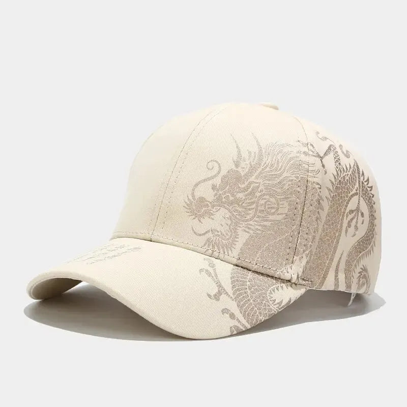 Chinese Style Dragon Pattern Baseball Cap – Unisex National Tide Hip Hop Hat - Image 9