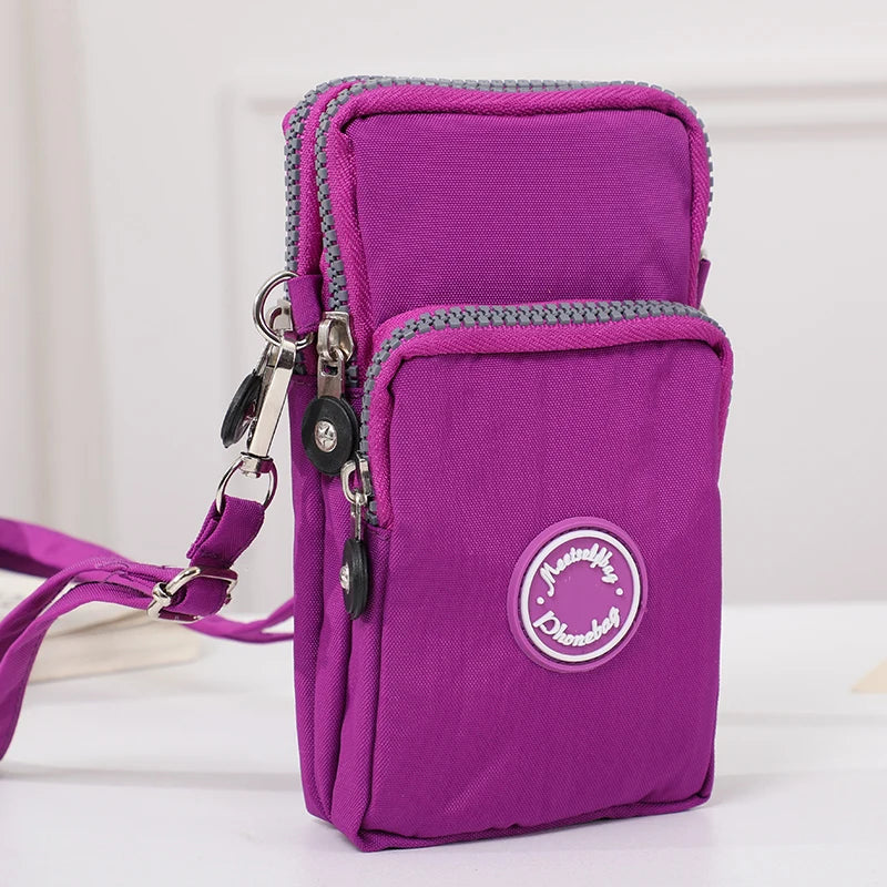 Portable Zipper Coin & Phone Crossbody Bag – Compact Everyday Bag for Men - Image 13