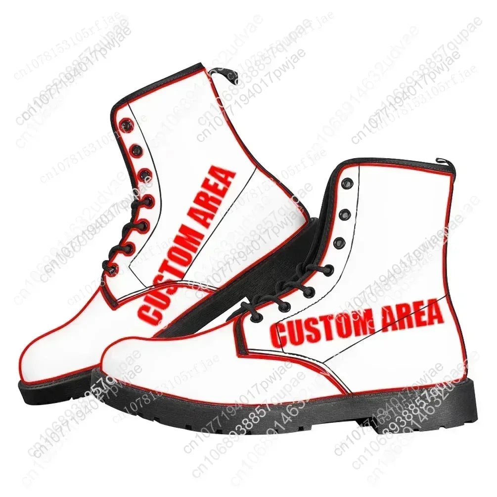 Chris Brown-Inspired Hip Hop Rock Casual Boots – Custom Fashion Hiking Shoes for Men, Women & Teens - Image 2