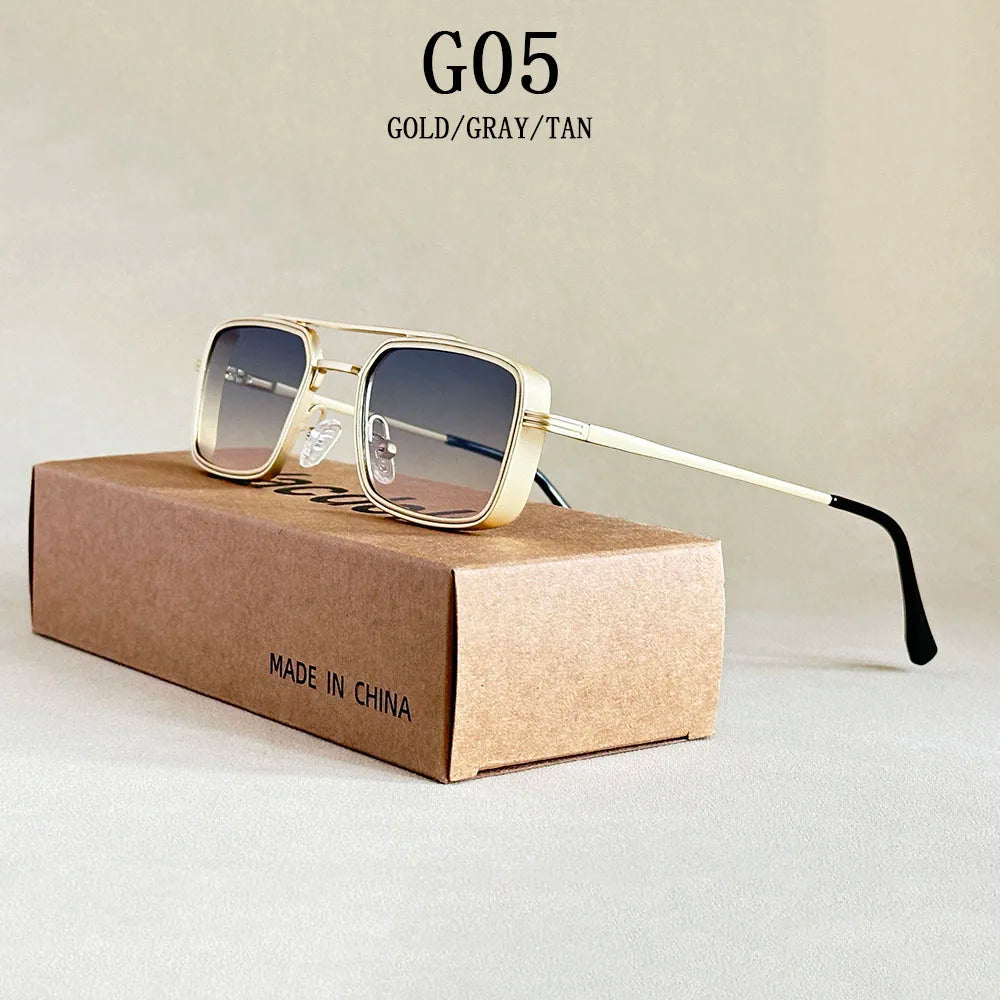 2025 Steampunk Square Sunglasses – Vintage Designer Eyewear for Men & Women - Image 12