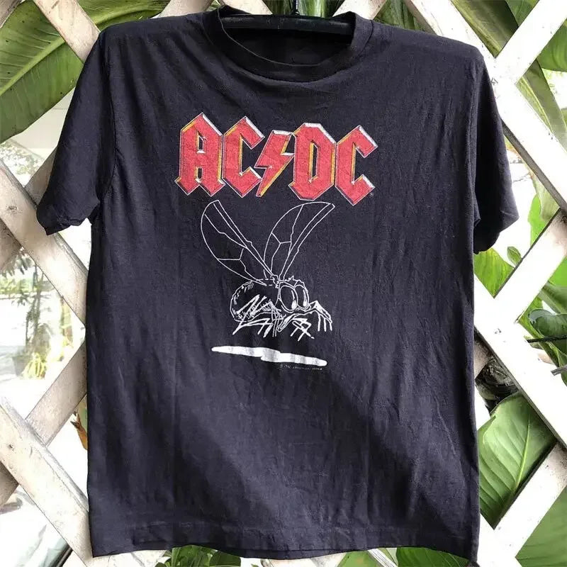 2025 New Ac 1975 Black Men Women T Shirt Hot Sale Summer Short Sleeves Hip Hop Streetwear Dc T-shirt Hipster Korea Style Tees - Image 5