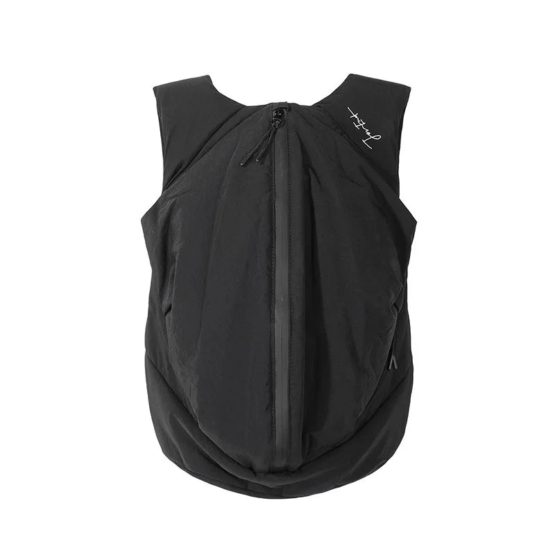 HKSH Men Dark Heavy Lightweight Leisure Future High Sense Adjustable Sport Backpack Outdoor Cycling Running Punk Techwear HK4671 - Image 6