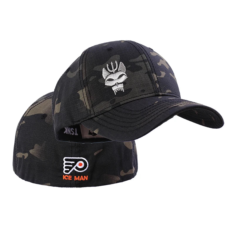 Tactical Camo Cotton Baseball Cap – Fashion Snapback Hat for Outdoor & Hip Hop Style - Image 11