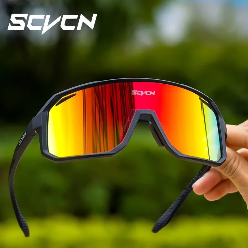 SCVCN UV400 Sports Sunglasses – Unisex Protective Eyewear for Cycling, Hiking & Outdoor Activities