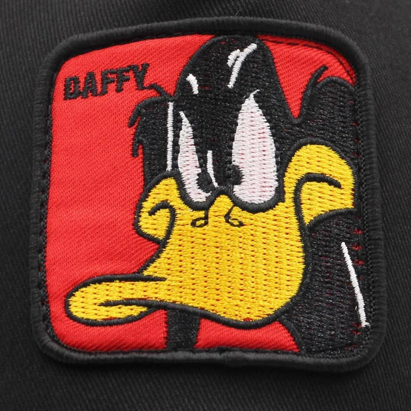 Anime Cartoon Baseball Cap – Duck Embroidered Mesh Snapback Hat for Men & Women - Image 4