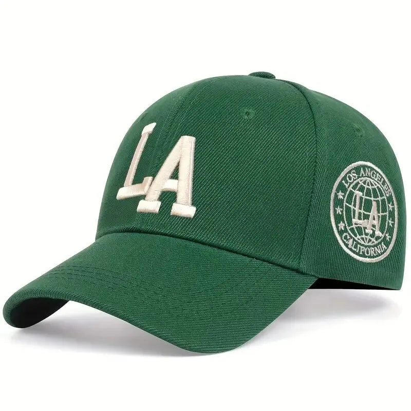 Unisex LA Letter Embroidery Snapback Cap – Adjustable Casual Hat for Spring & Autumn - Image 11