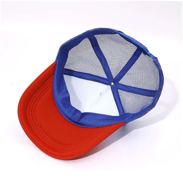 Customized Logo Mesh Baseball Caps – Unisex 5-Panel Trucker Snapback Hats for Summer - Image 4