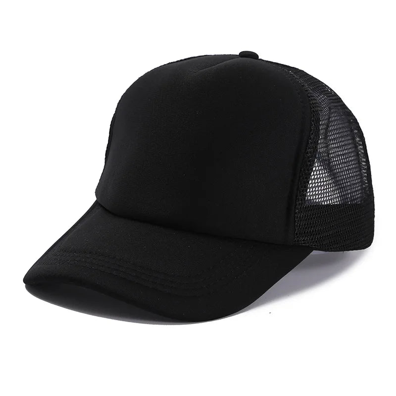 Customized Logo Mesh Baseball Caps – Unisex 5-Panel Trucker Snapback Hats for Summer - Image 7