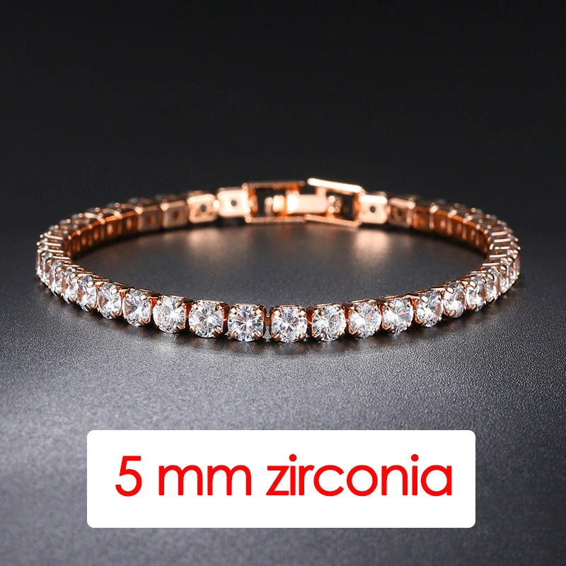 Hip Hop Iced Out Tennis Bracelet for Men – 3/4/5mm Cubic Zirconia Streetwear Jewelry - Image 14