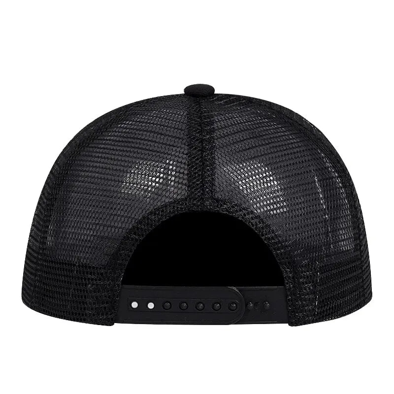 Unisex Uncle Beard Embroidery Mesh Baseball Cap – Adjustable Hip-Hop Outdoor Hat - Image 3