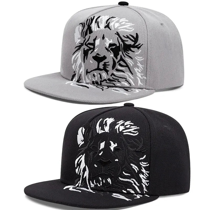 New Lion Embroidered Baseball Cap
