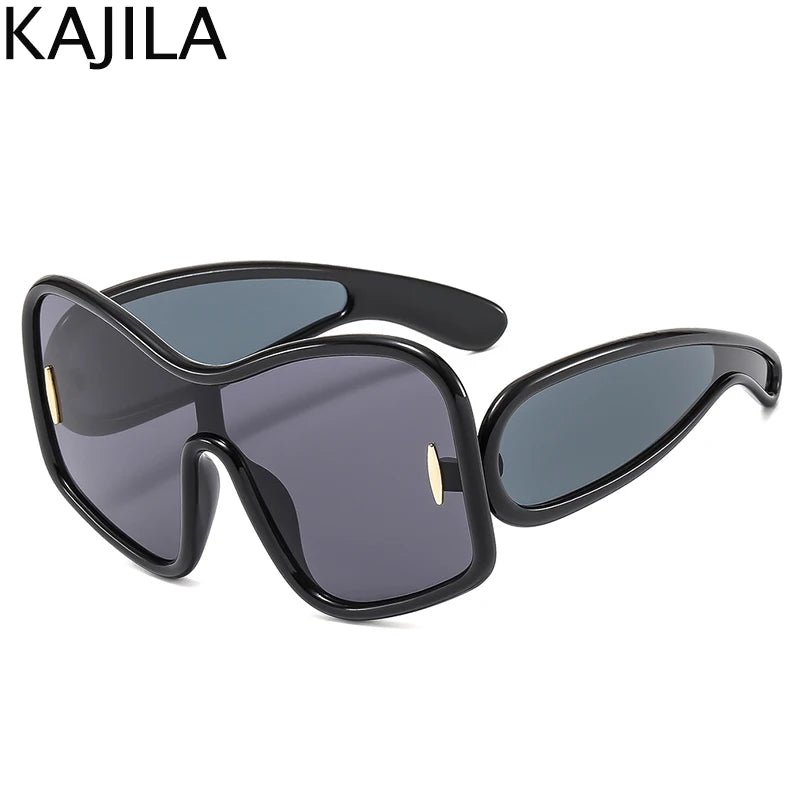 Oversized One-Piece Shield Sunglasses – 2025 Luxury Punk Square Eyewear for Men & Women - Image 12